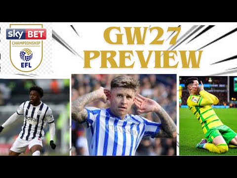 EFL Championship GWK 27 Predictions by Martin | Upsets, Derbies &amp; Midweek FA Cup Fallout! 🔥⚽