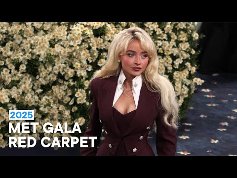 Celebrities Walk the Met Gala 2025 Red Carpet