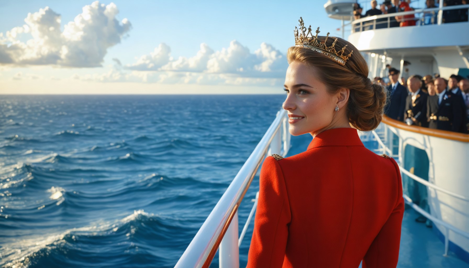 Royalty at Sea: The Princess Embarks on an Unforgettable Ocean Journey