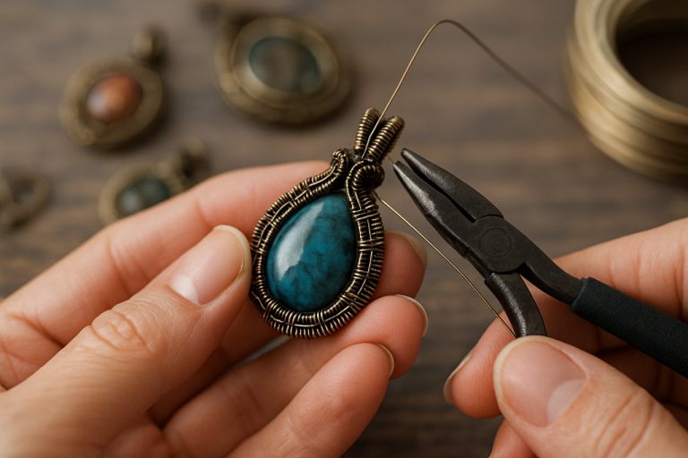 Bijuterias de Wirewrapping: Domine a Arte de Designs Artesanais Intrincados